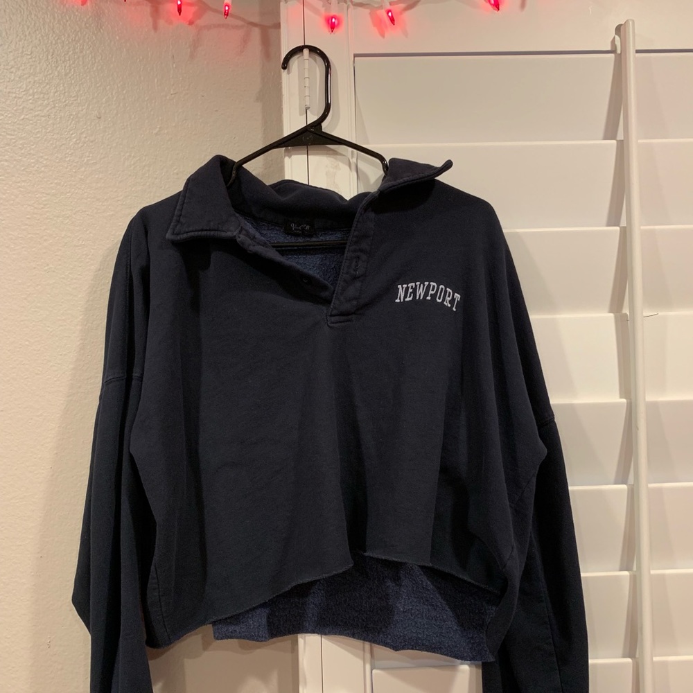 Brandy Melville Navy blue Top